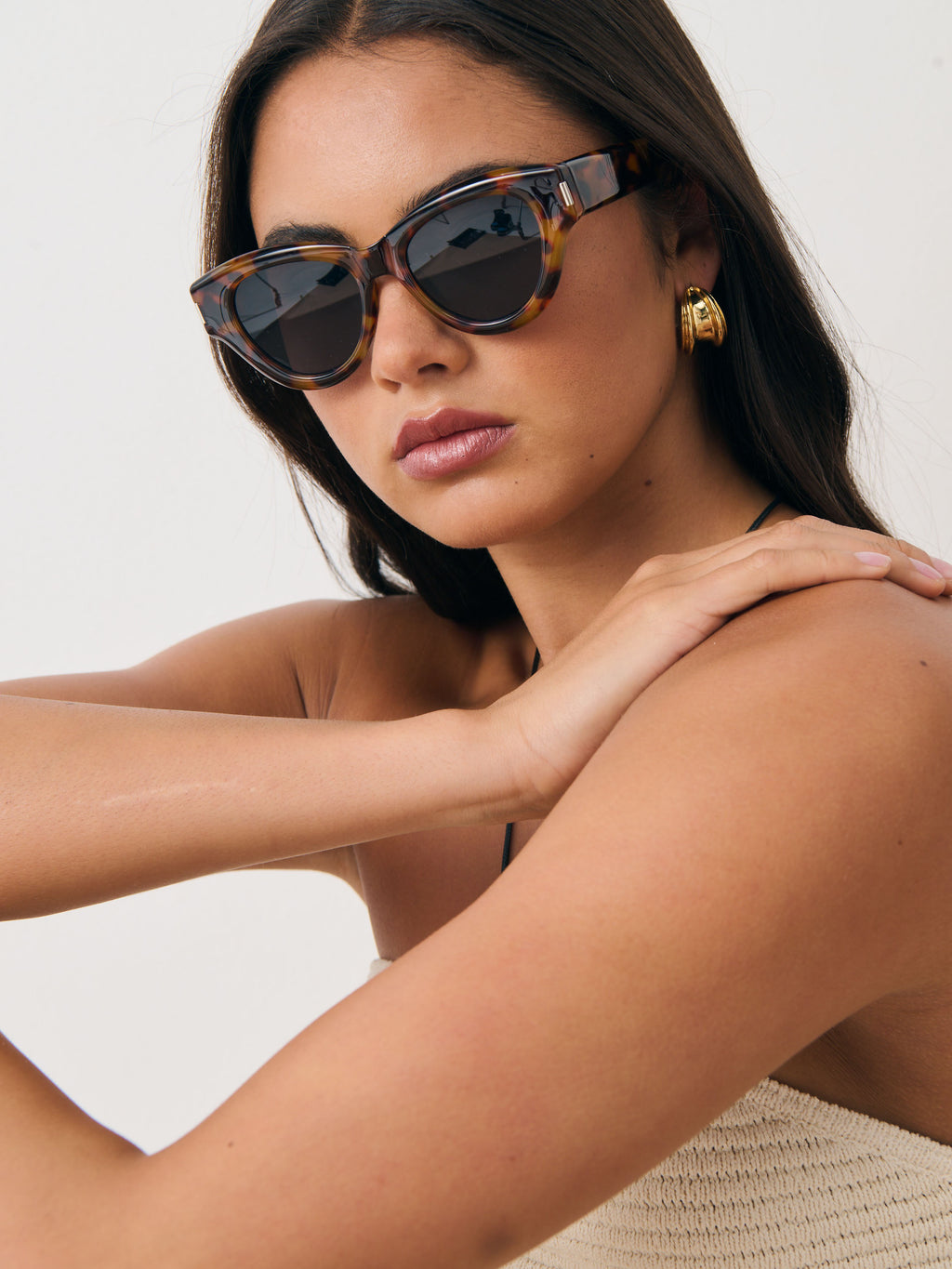 Mielli Cat Eye Sunglasses - Dark Tort
