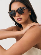 Mielli Cat Eye Sunglasses - Dark Tort