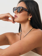 Mielli Cat Eye Sunglasses - Dark Tort