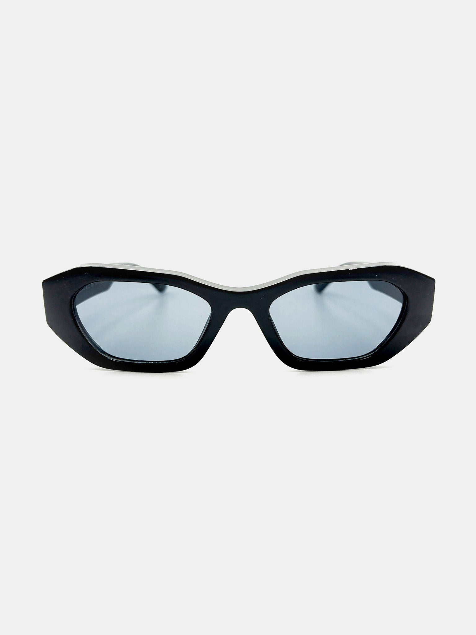 Laila Square Frame Sunglasses - Black