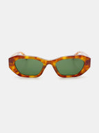 Laila Square Frame Sunglasses - Tort