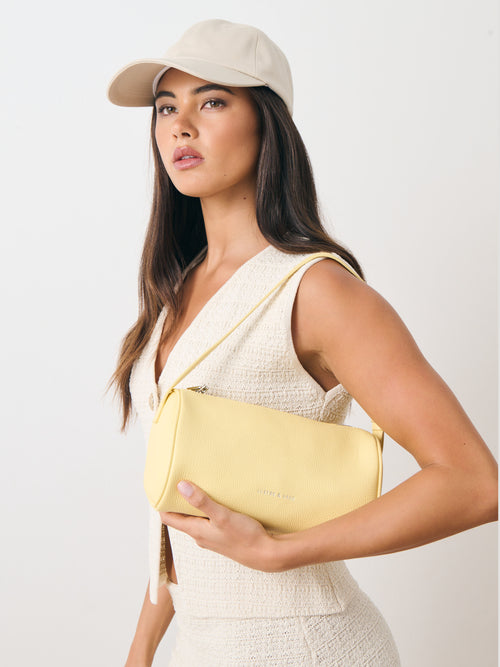 Aria Handbag - Lemon