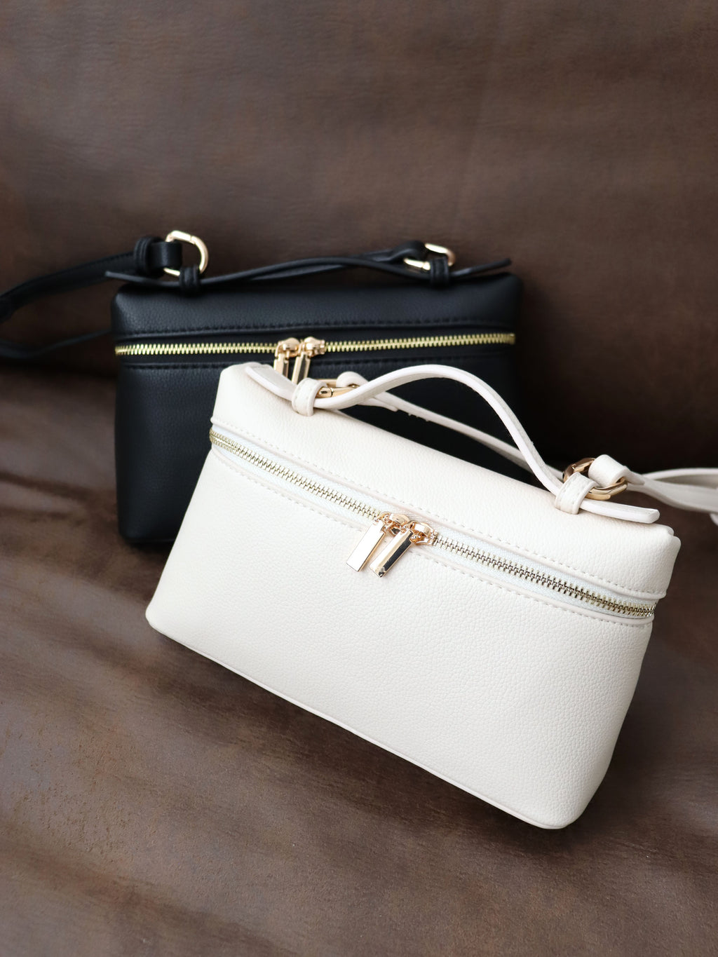 Thalia Top Handle Crossbody Bag - Cream