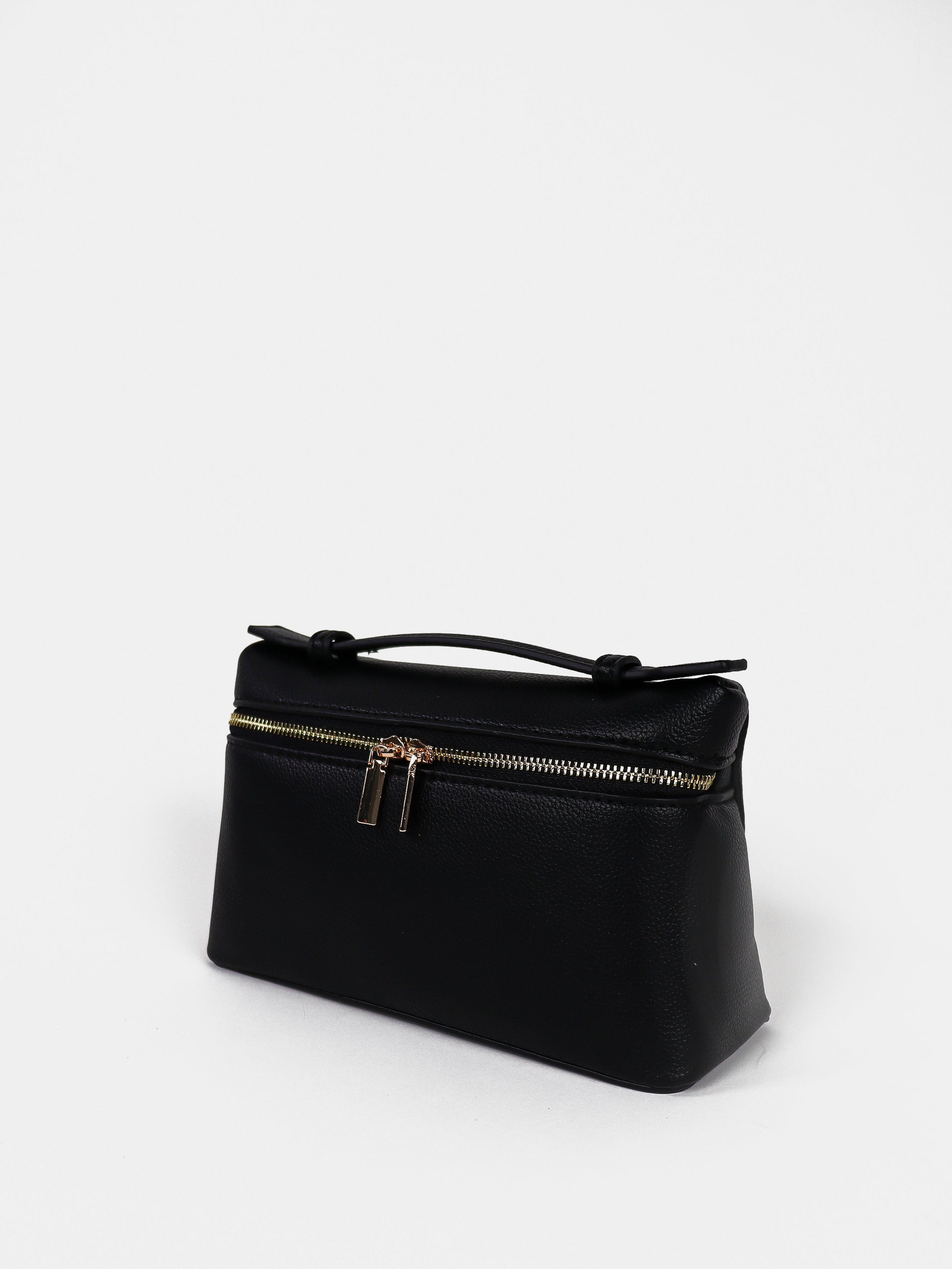 Thalia Top Handle Crossbody Bag - Black