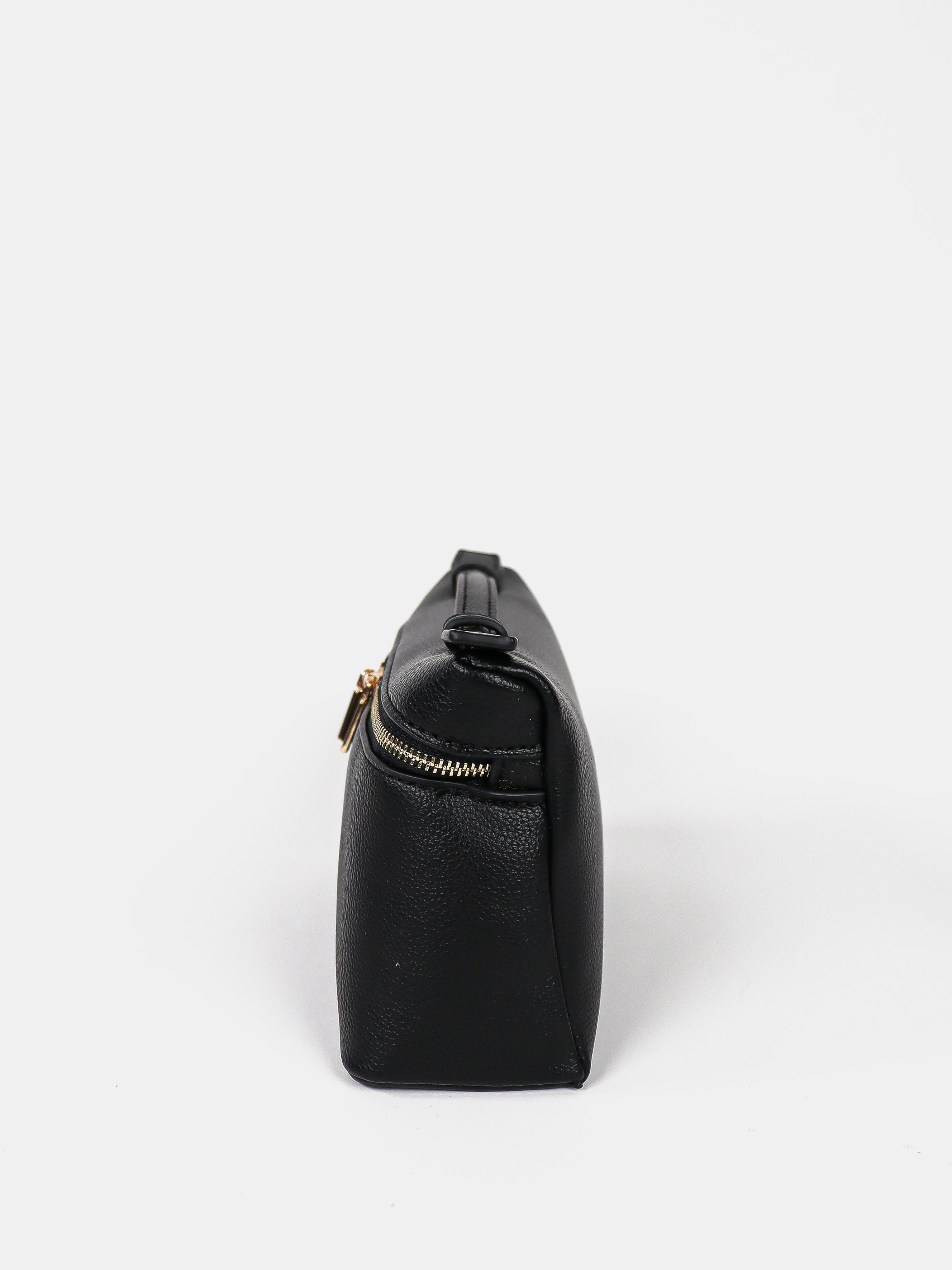 Thalia Top Handle Crossbody Bag - Black