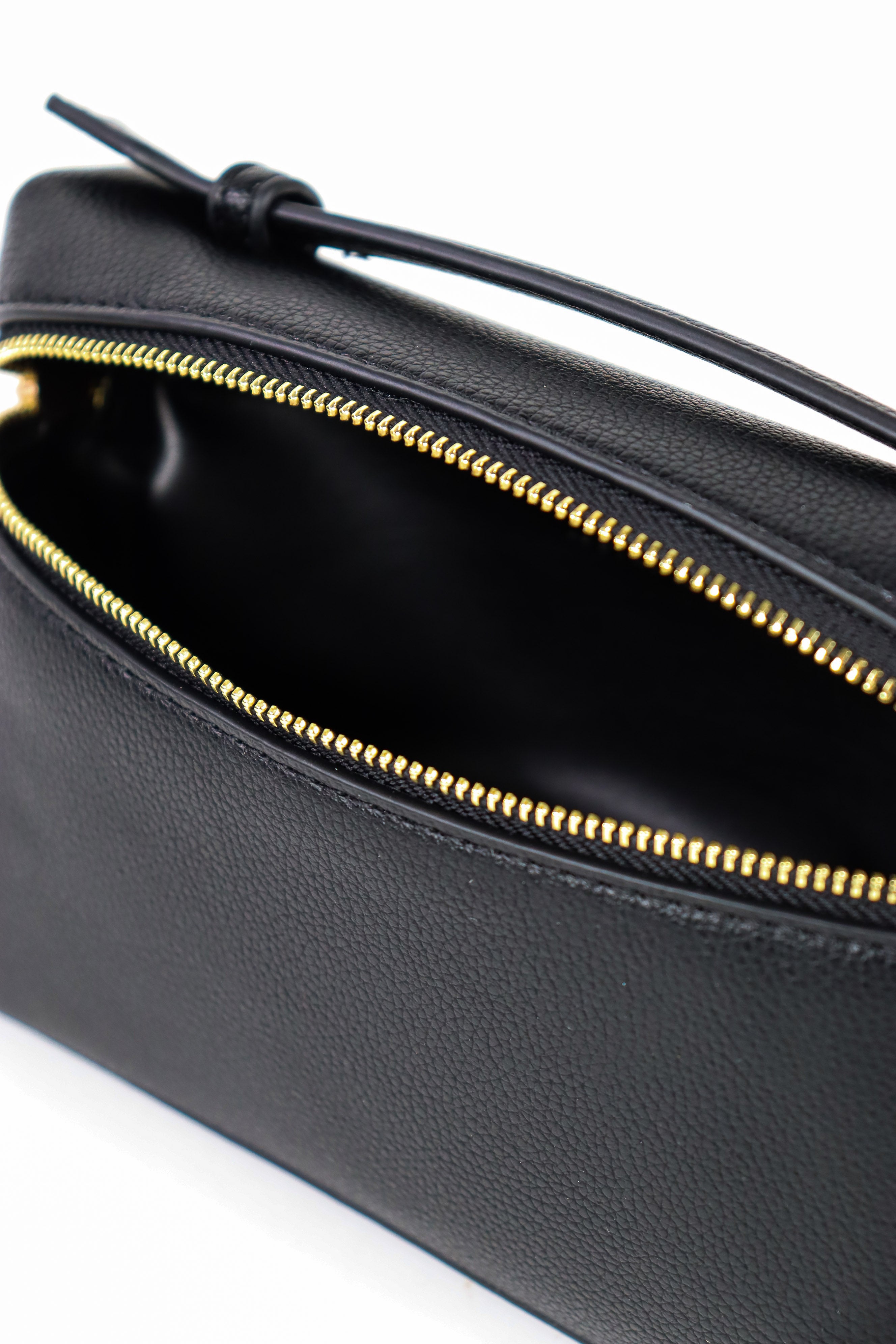 Thalia Top Handle Crossbody Bag - Black