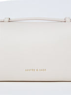 Thalia Top Handle Crossbody Bag - Cream