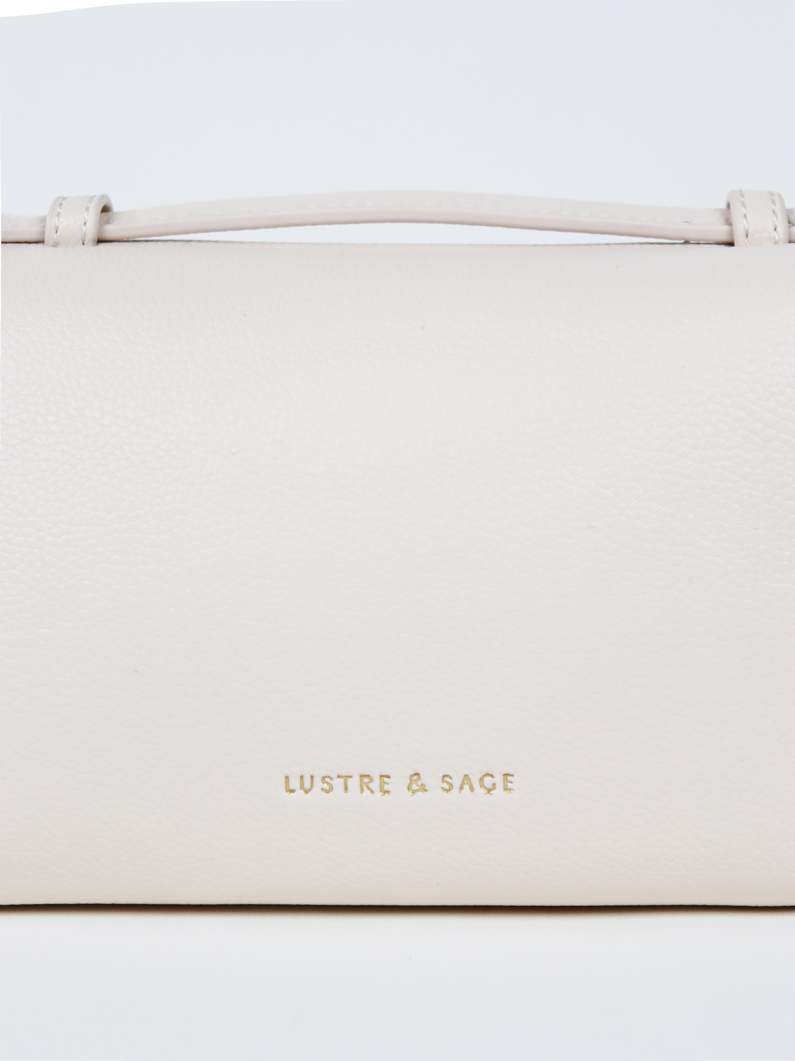 Thalia Top Handle Crossbody Bag - Cream