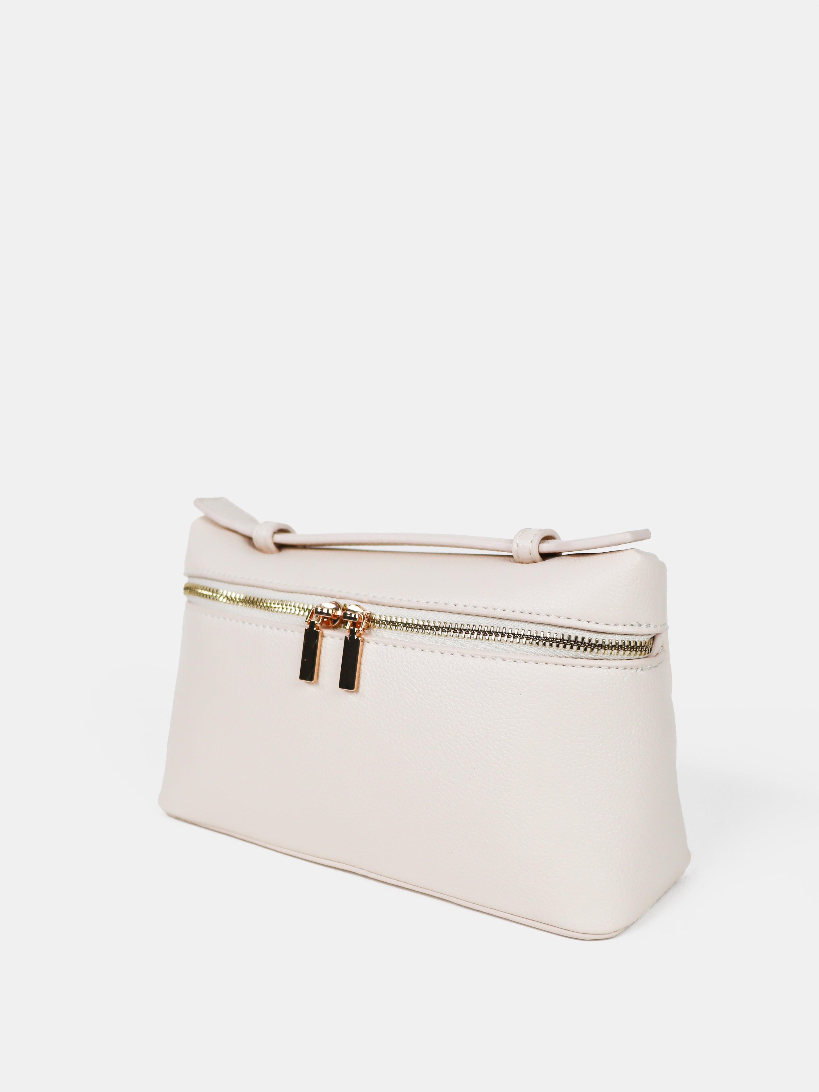 Thalia Top Handle Crossbody Bag - Cream