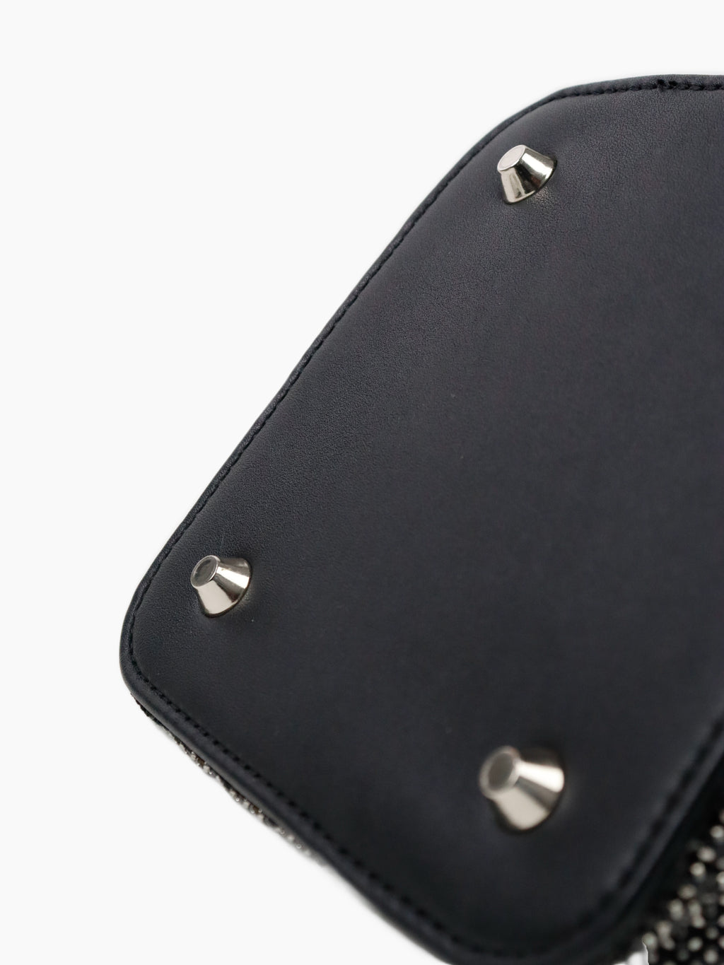 Paris Rhinestone Handbag In Black