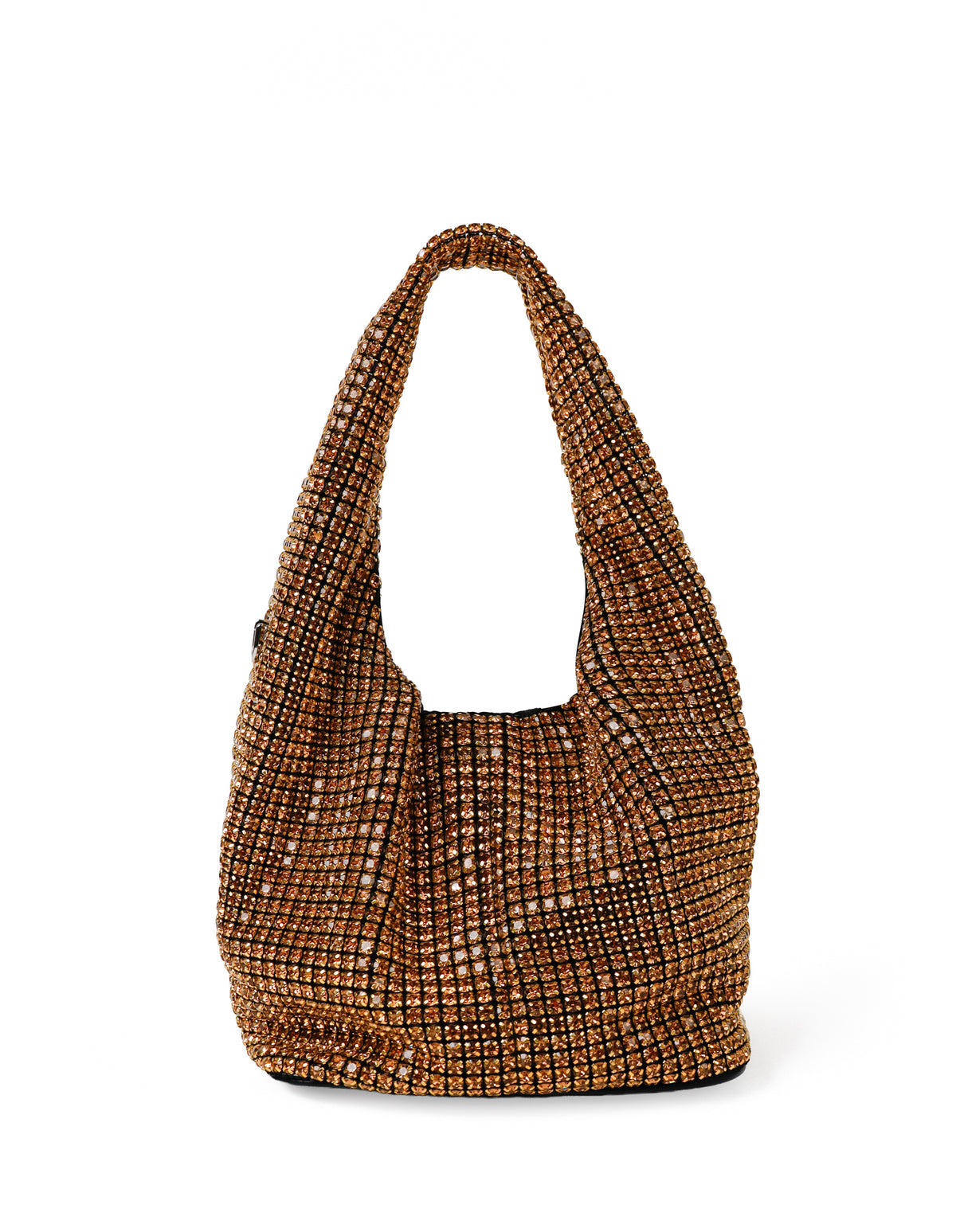 Paris Rhinestone Handbag - Gold