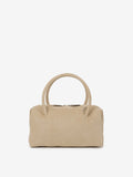 Tory Suede Crossbody Bag - Stone