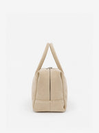 Tory Suede Crossbody Bag - Stone