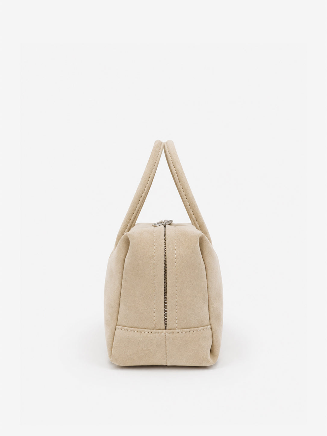 Tory Suede Crossbody Bag - Stone