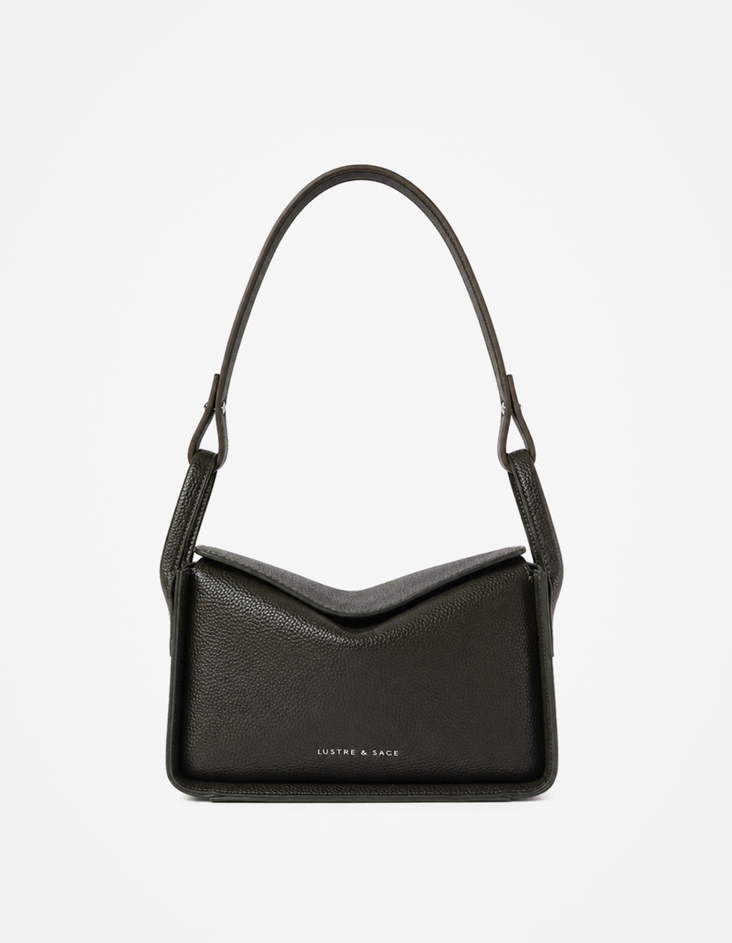 Jesselle Curve Shoulder Bag - Olive