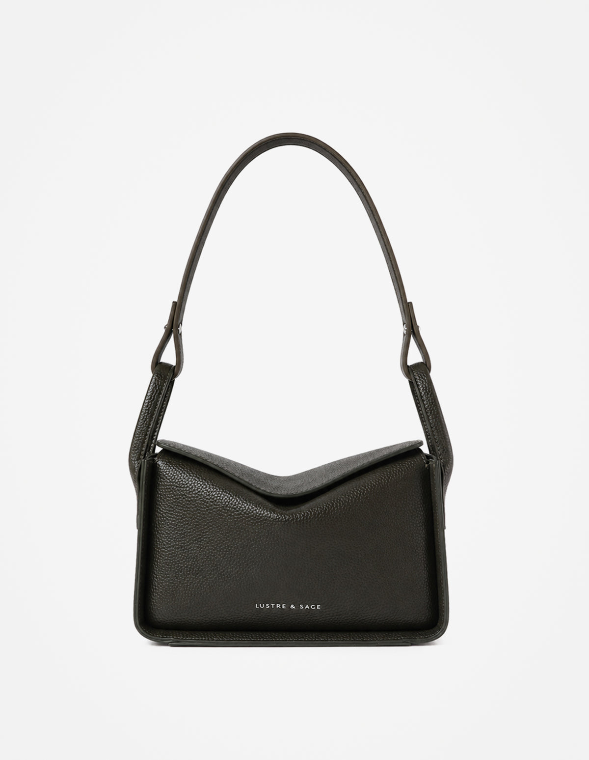Jesselle Curve Shoulder Bag - Olive