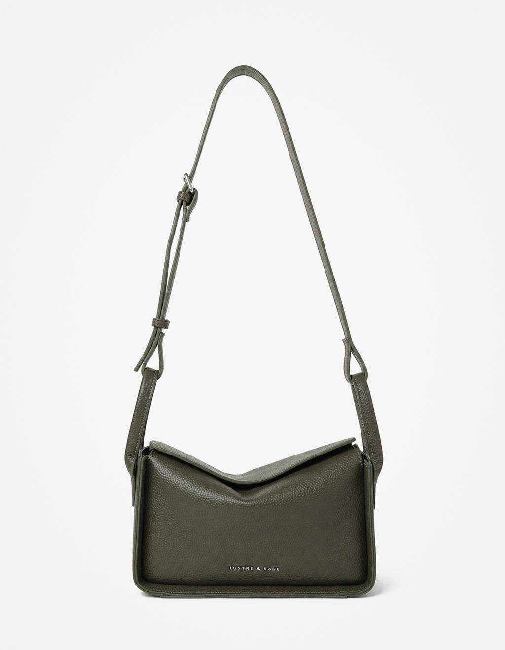 Jesselle Curve Shoulder Bag - Olive