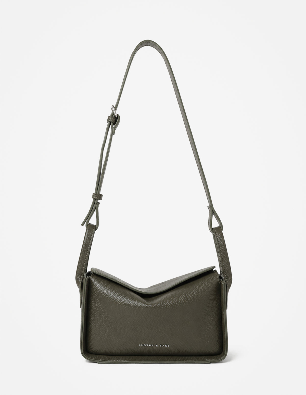 Jesselle Curve Shoulder Bag - Olive