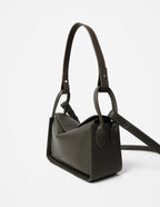 Jesselle Curve Shoulder Bag - Olive