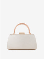Nuvia Duo Top Handle Clutch Bag - Gold