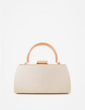 Nuvia Duo Top Handle Clutch Bag - Gold