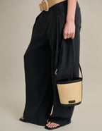 Maeva Mini Bucket Bag - Beige