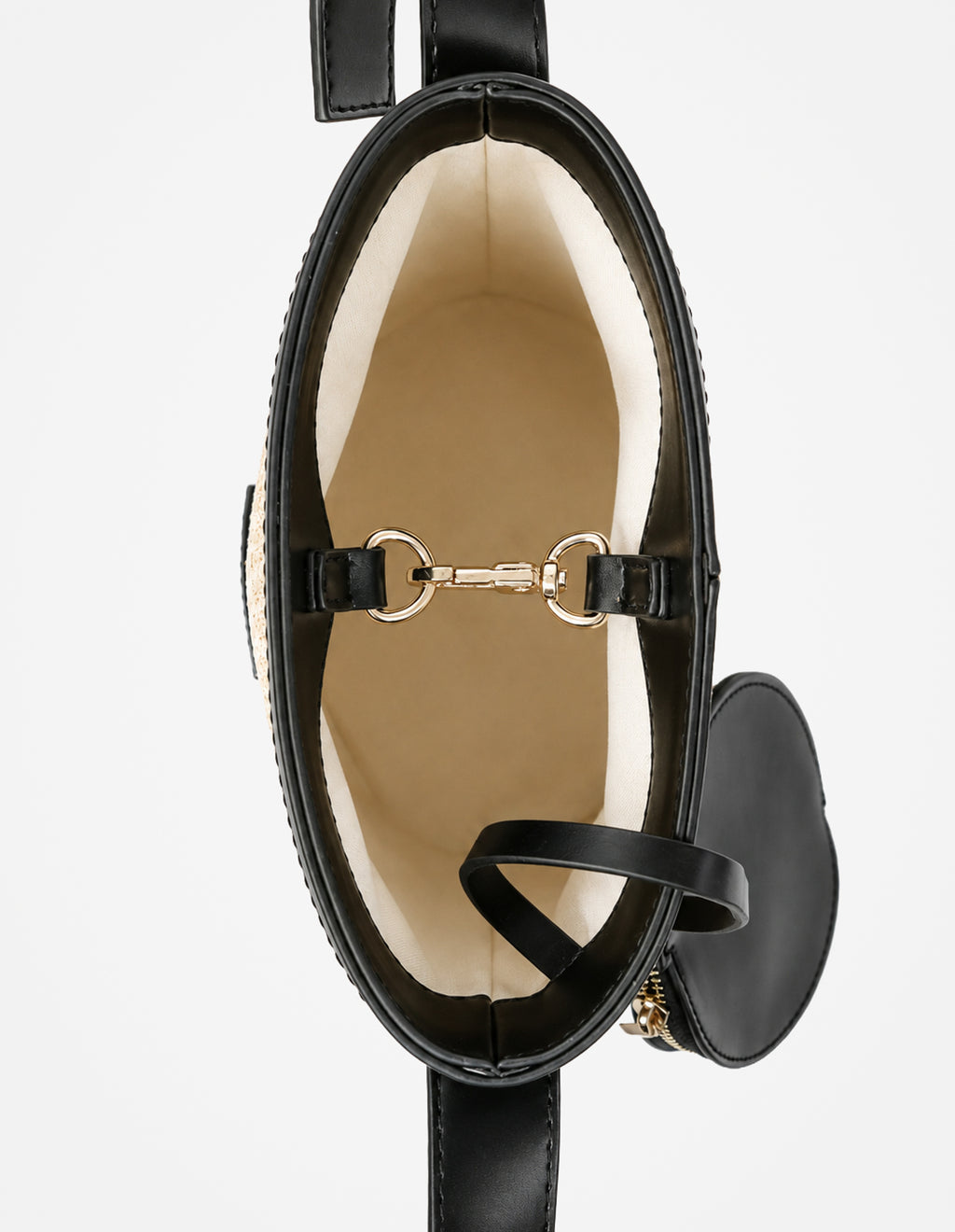Maeva Mini Bucket Bag - Beige