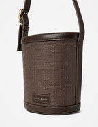 Maeva Mini Bucket Bag - Brown