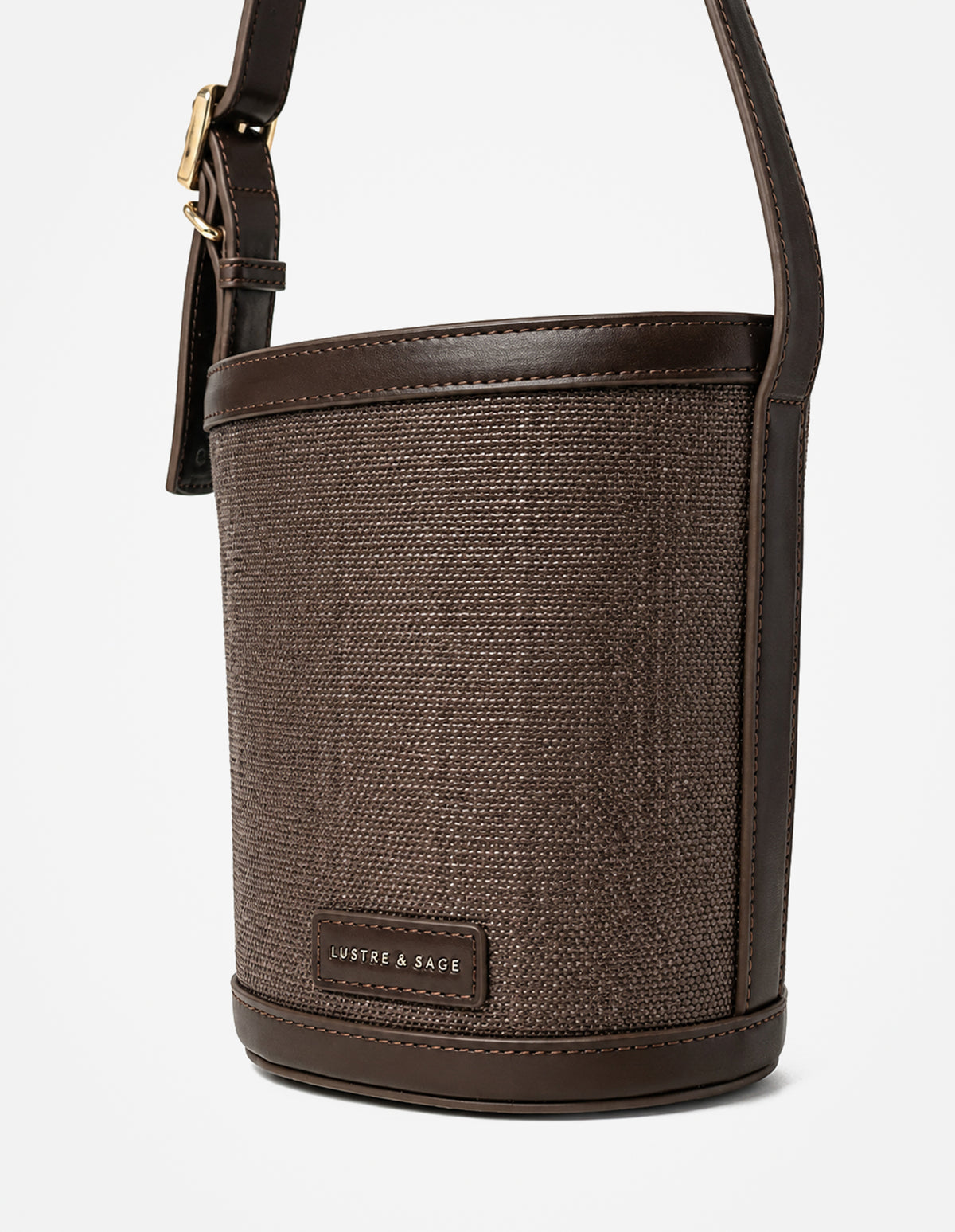 Maeva Mini Bucket Bag - Brown