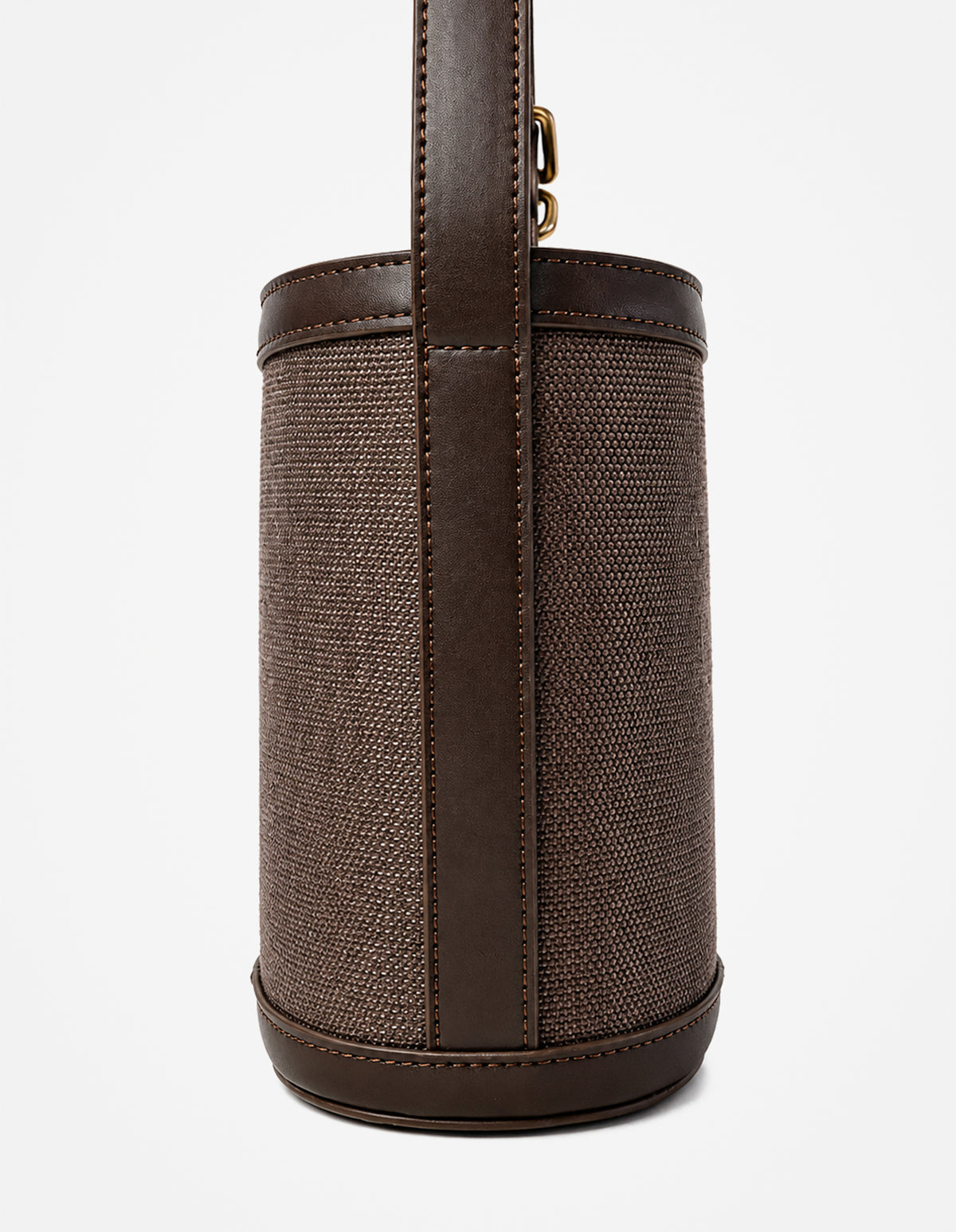 Maeva Mini Bucket Bag - Brown