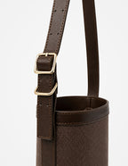 Maeva Mini Bucket Bag - Brown