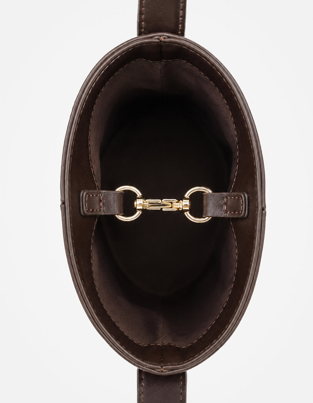 Maeva Mini Bucket Bag - Brown