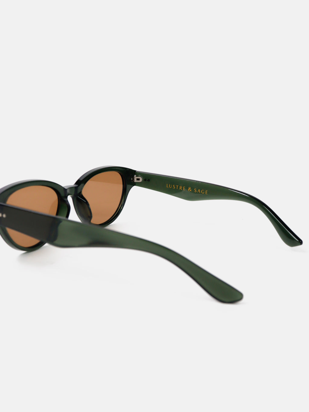 Megan Oval Frame Sunglasses - Green