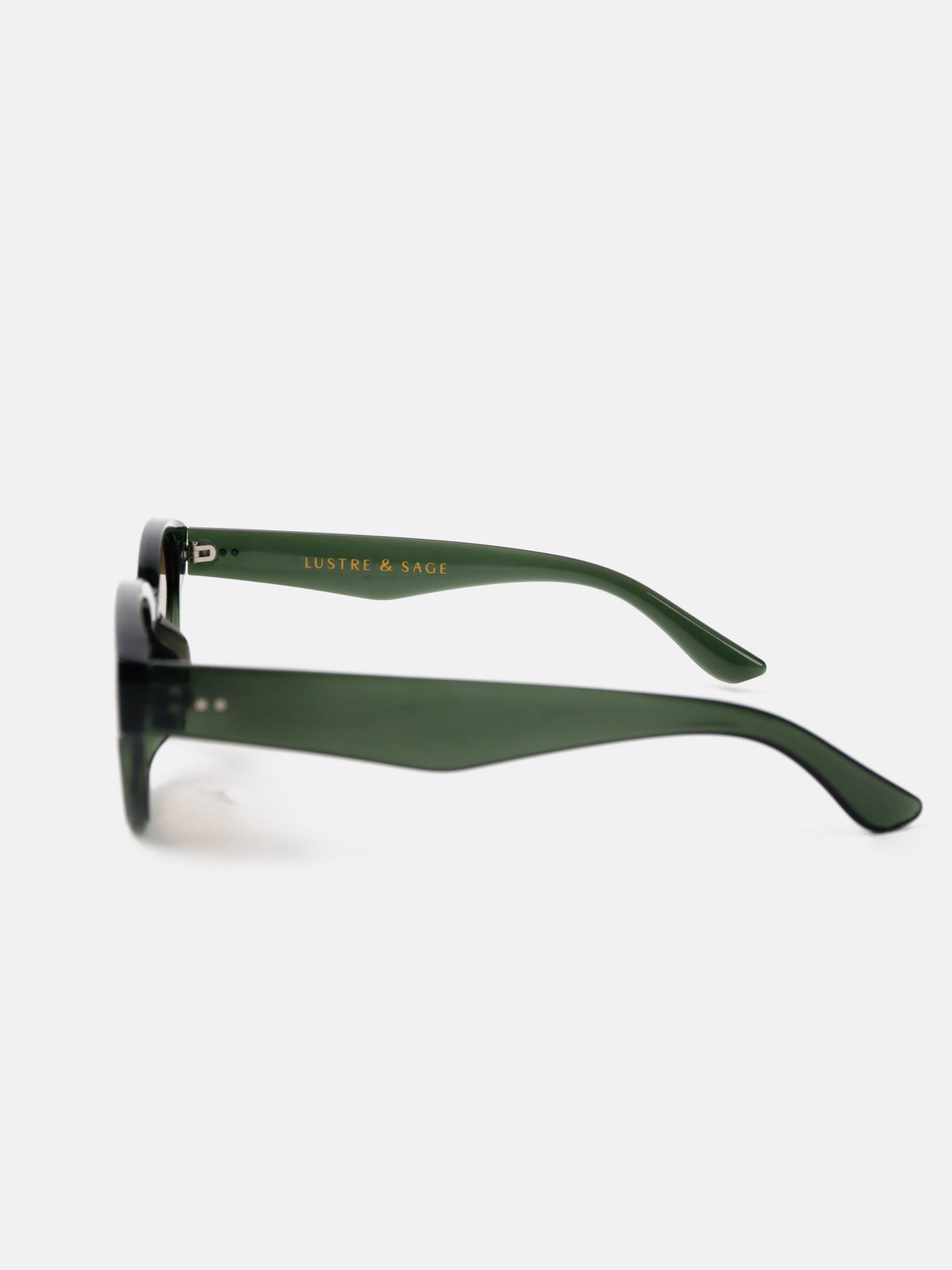 Megan Oval Frame Sunglasses - Green