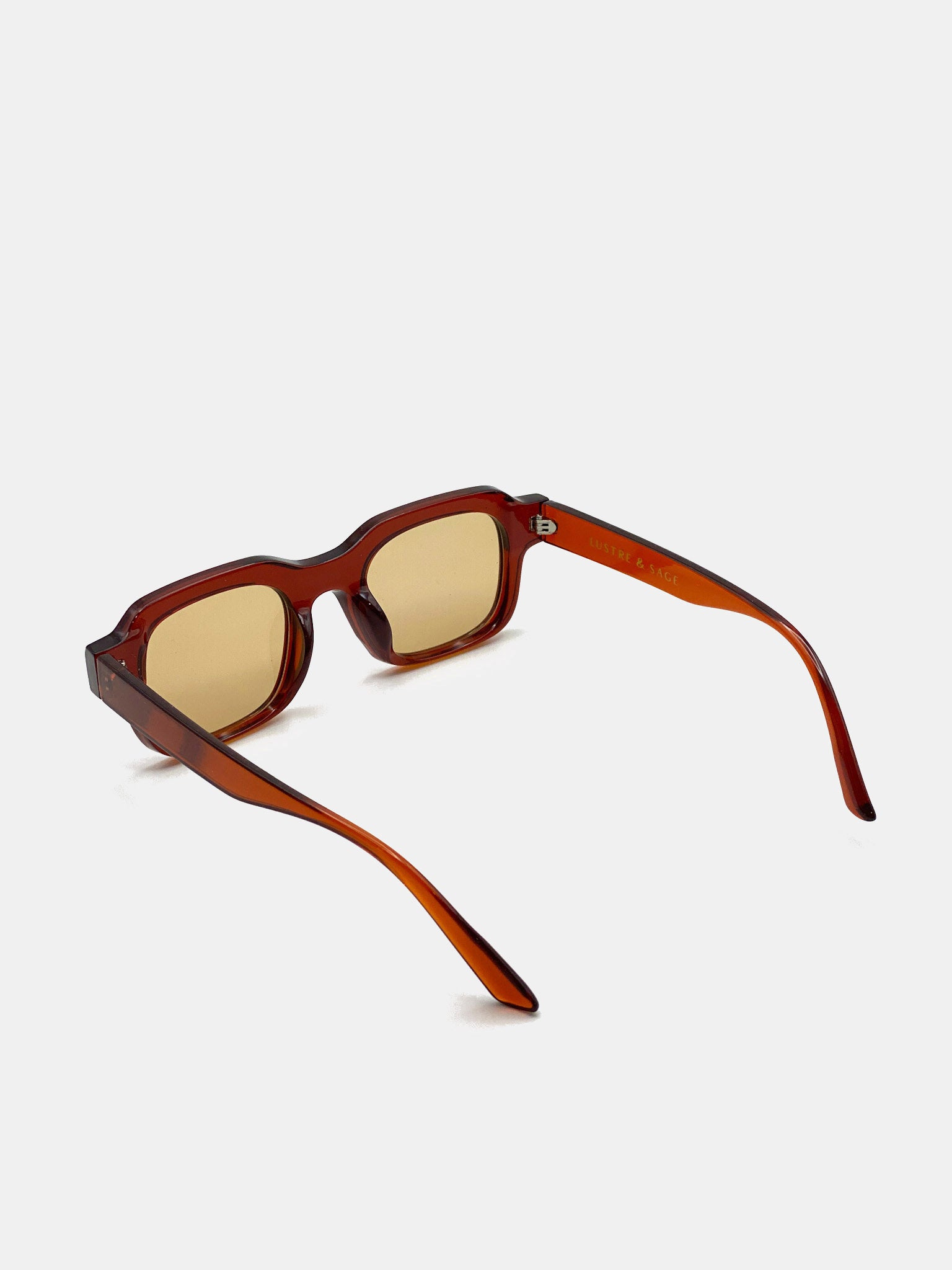Goutte Angular Sunglasses - Brown