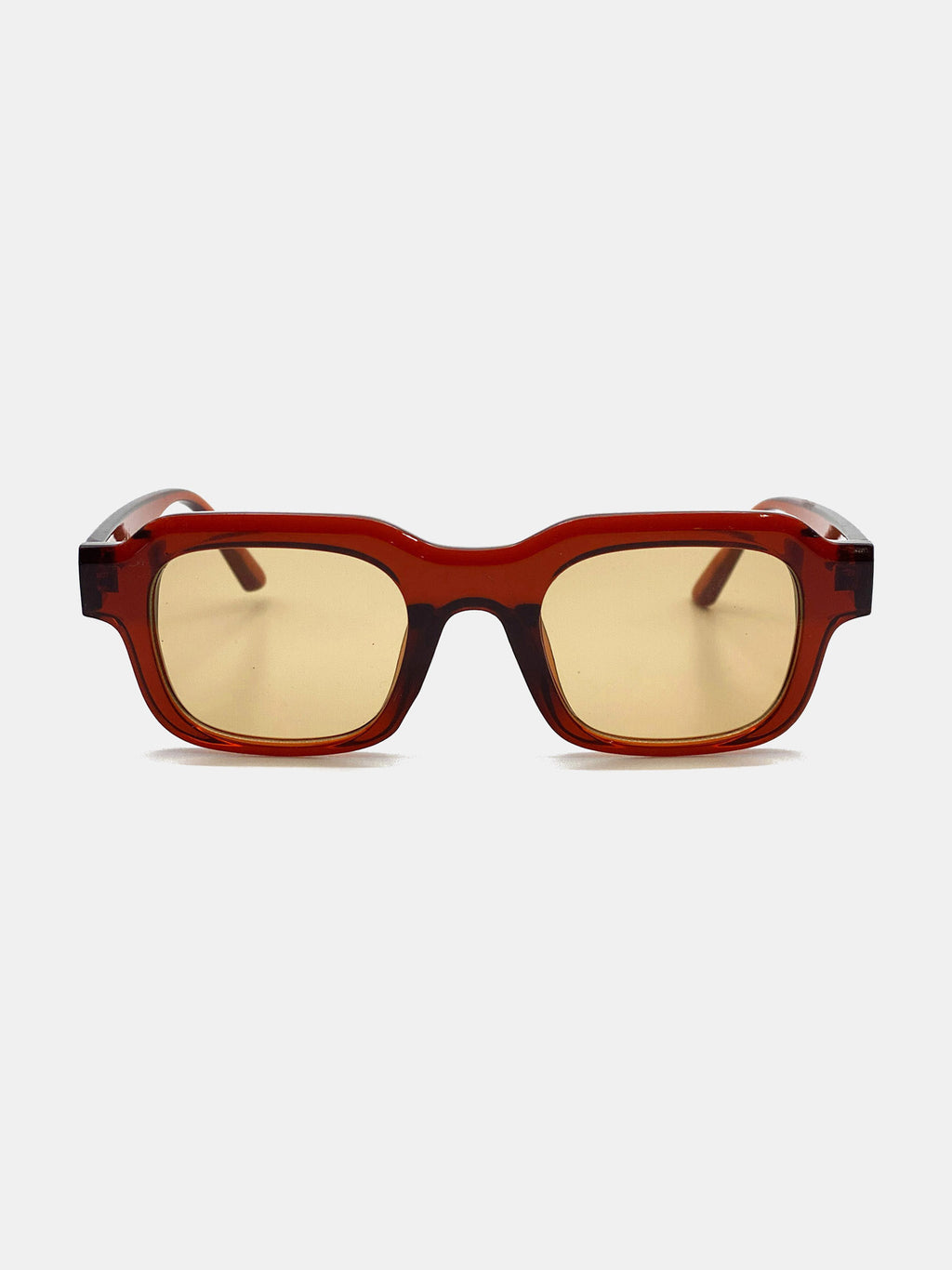 Goutte Angular Sunglasses - Brown
