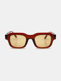 Goutte Angular Sunglasses - Brown