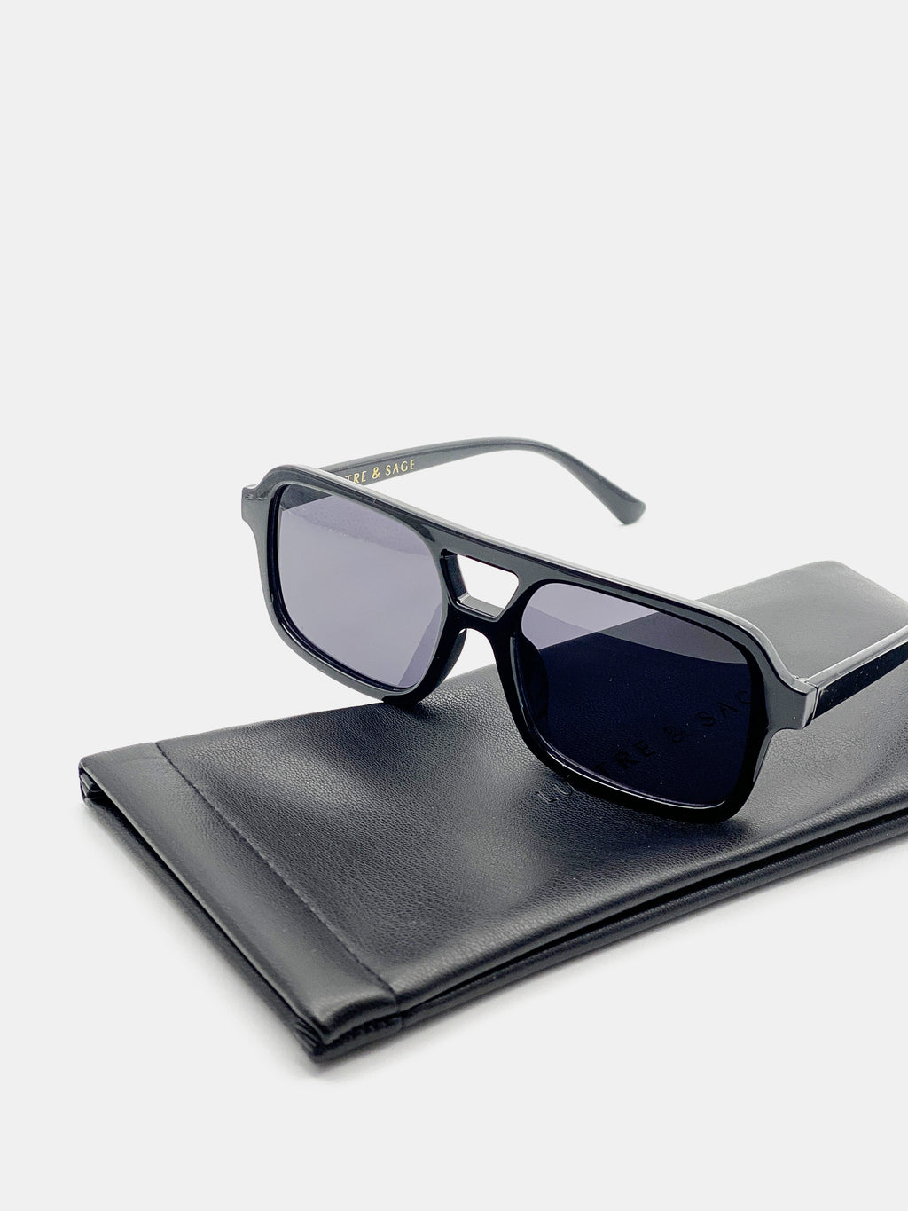 Paris Aviator Sunglasses - Black