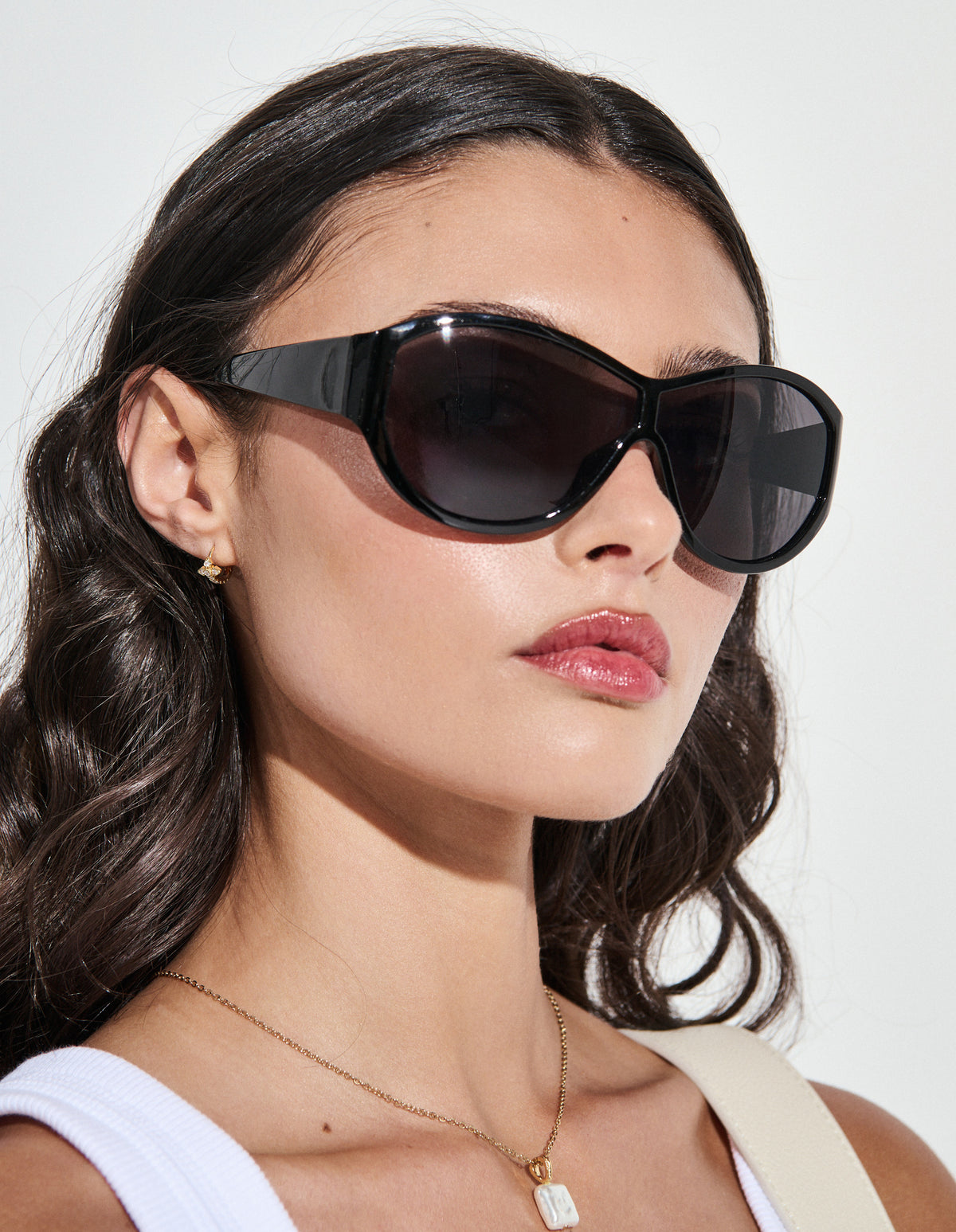 Billie Oversized Sunglasses - Black