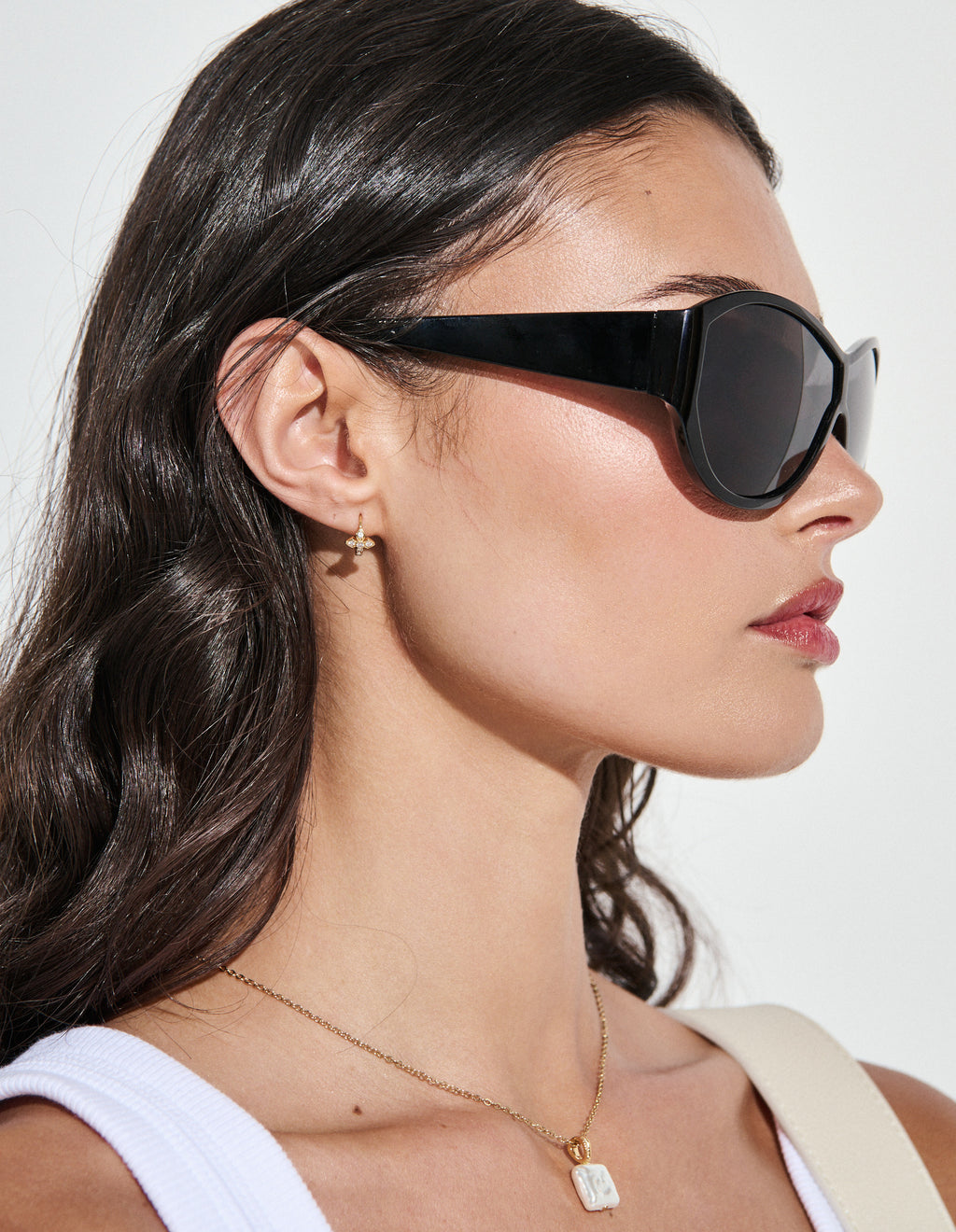Billie Oversized Sunglasses - Black