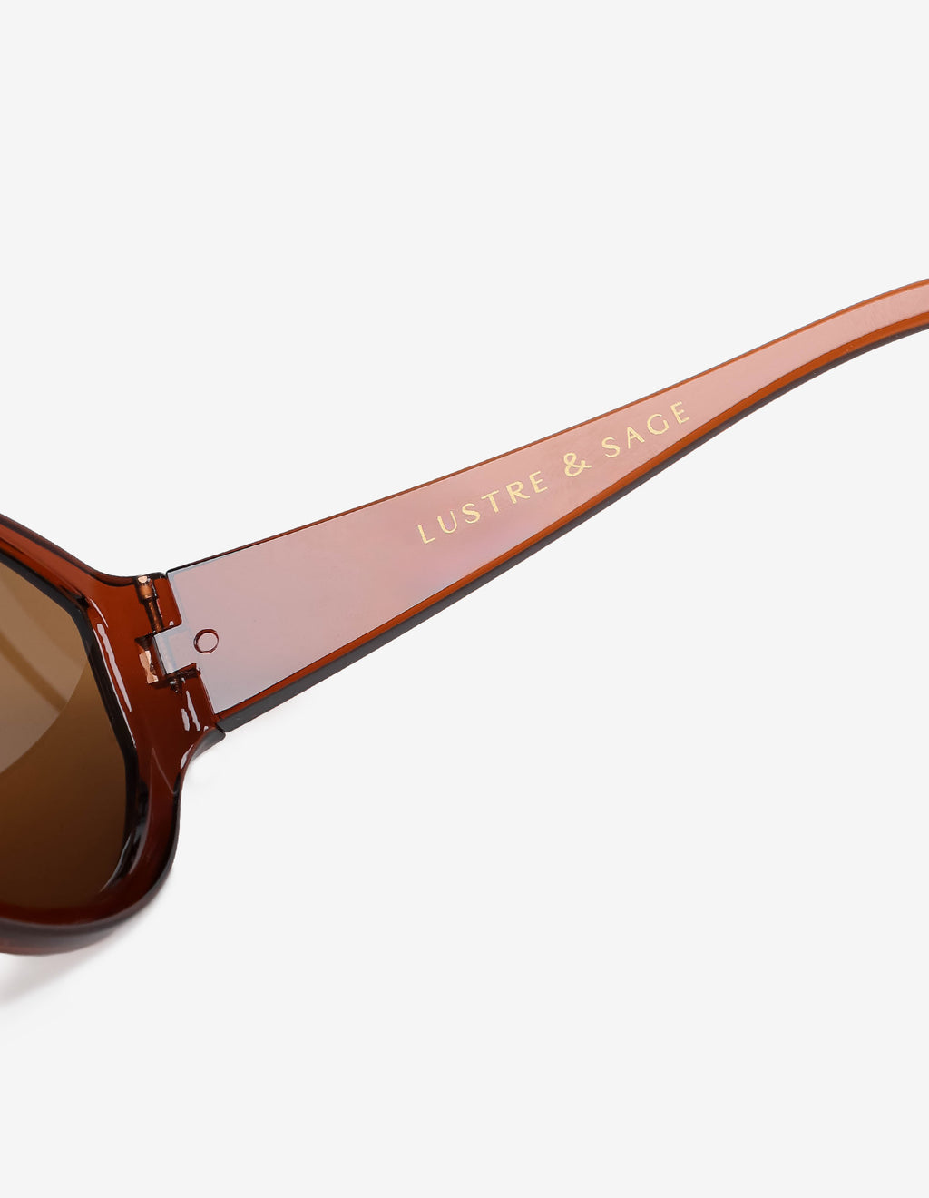 Billie Oversized Sunglasses - Brown