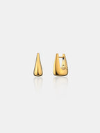 Capri Everyday Hoop Earrings in Gold