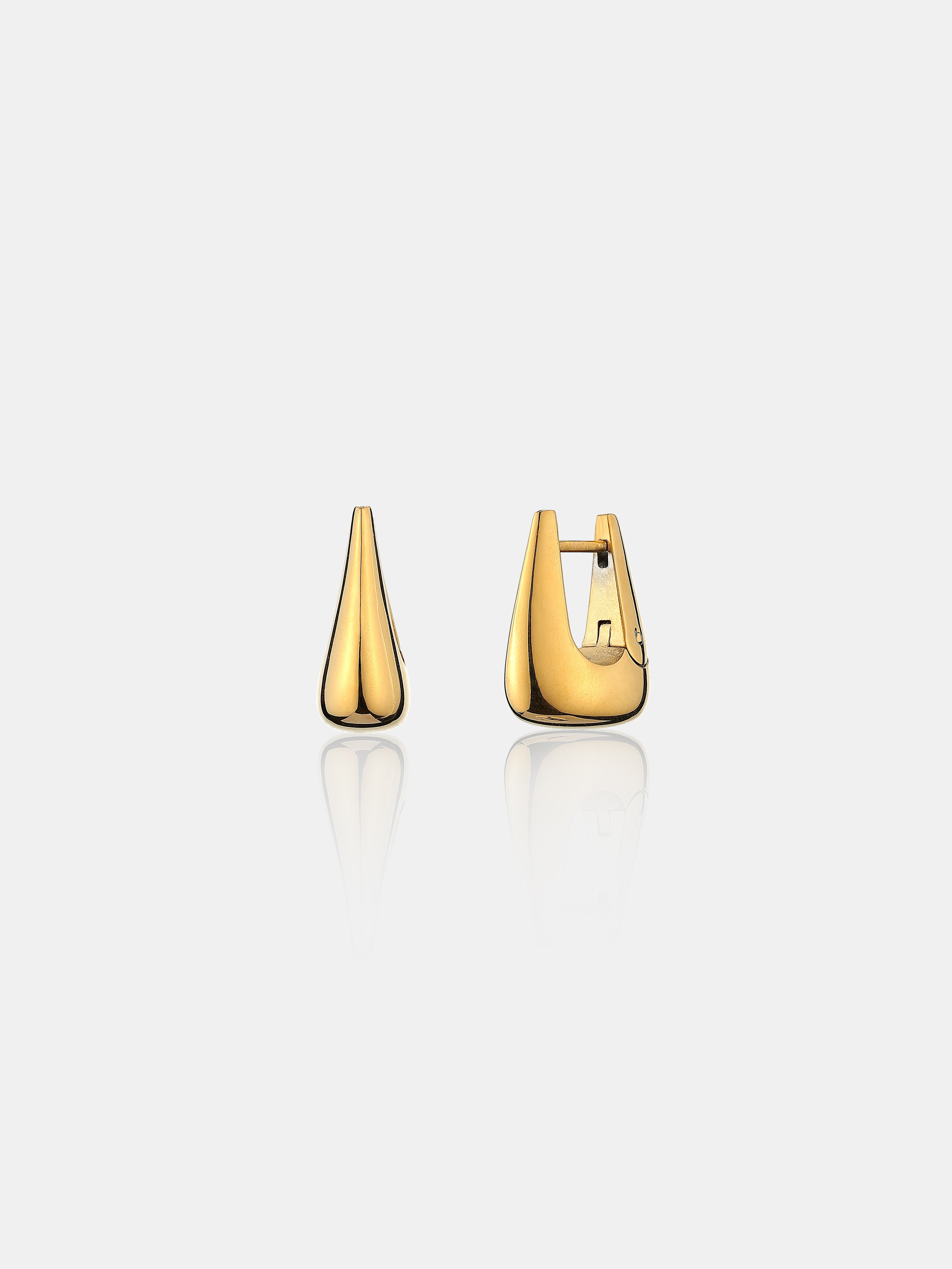 Capri Everyday Hoop Earrings in Gold