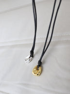 Kaia Rope Charm Necklace - Gold