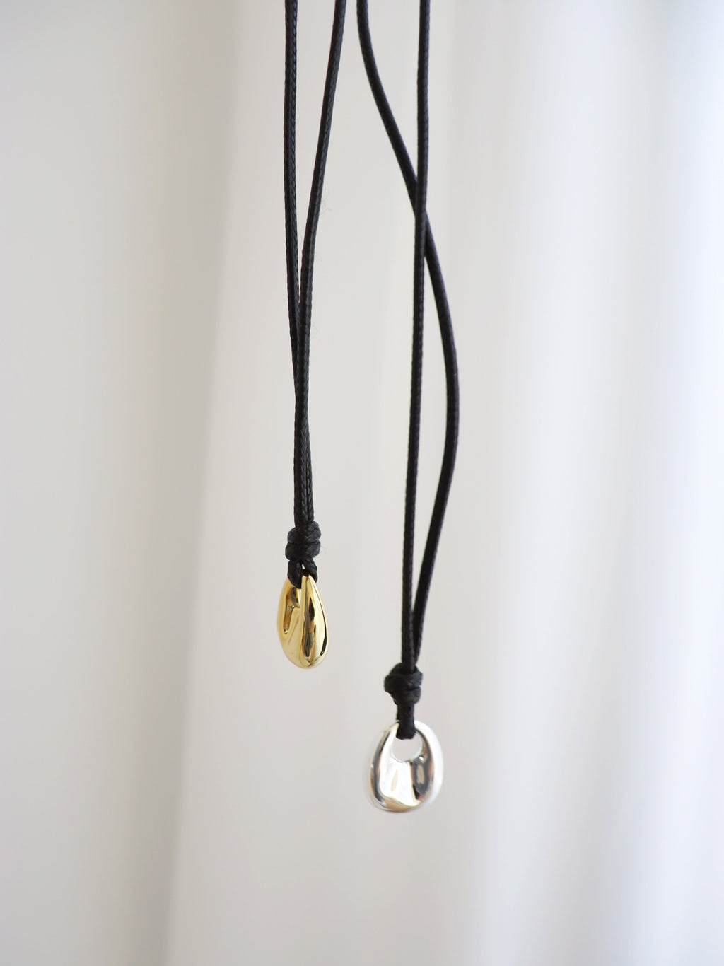 Kaia Rope Charm Necklace - Gold
