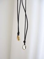 Kaia Rope Charm Necklace - Gold