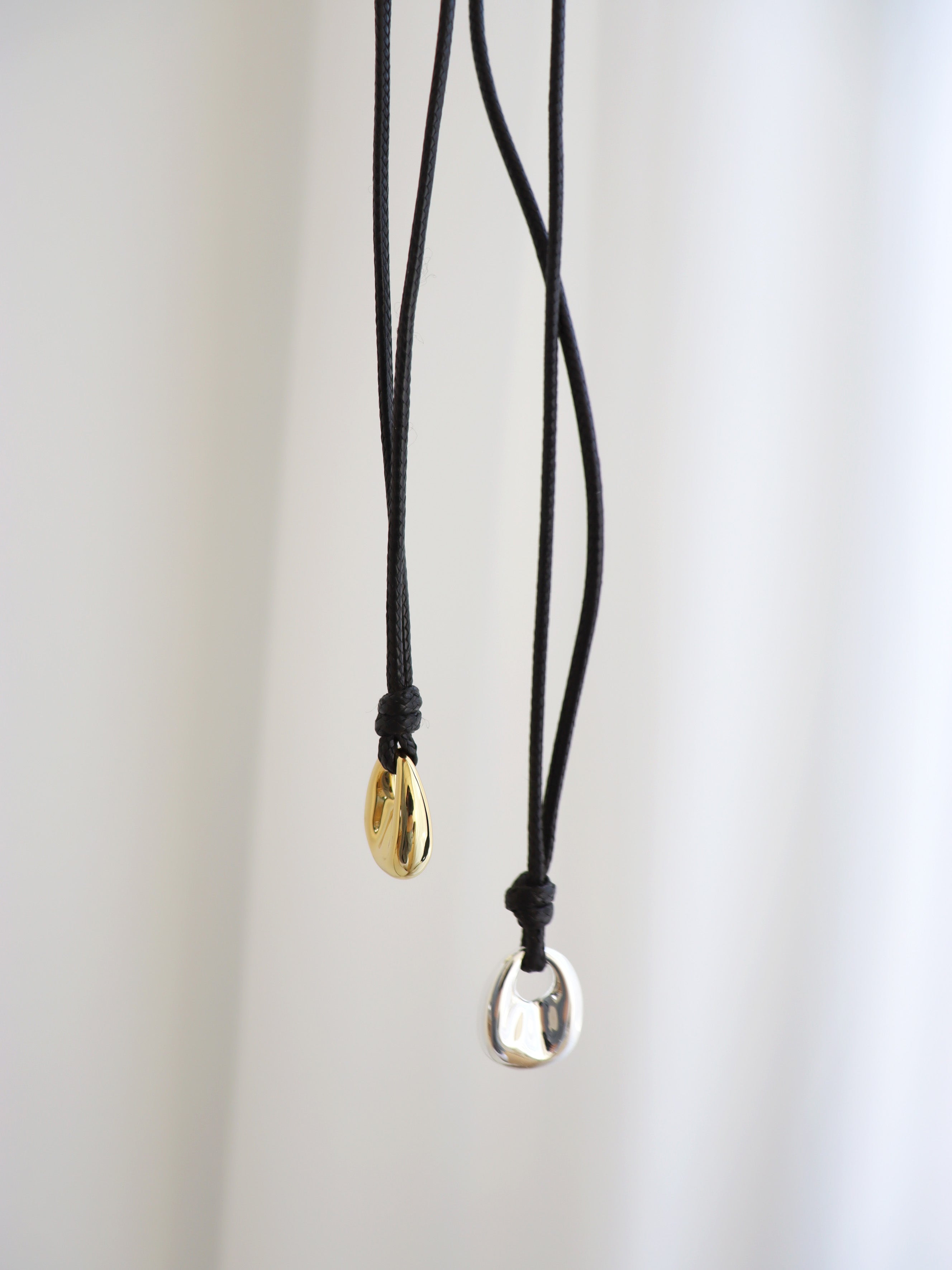 Kaia Rope Charm Necklace - Gold