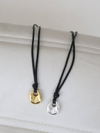 Kaia Rope Charm Necklace - Silver
