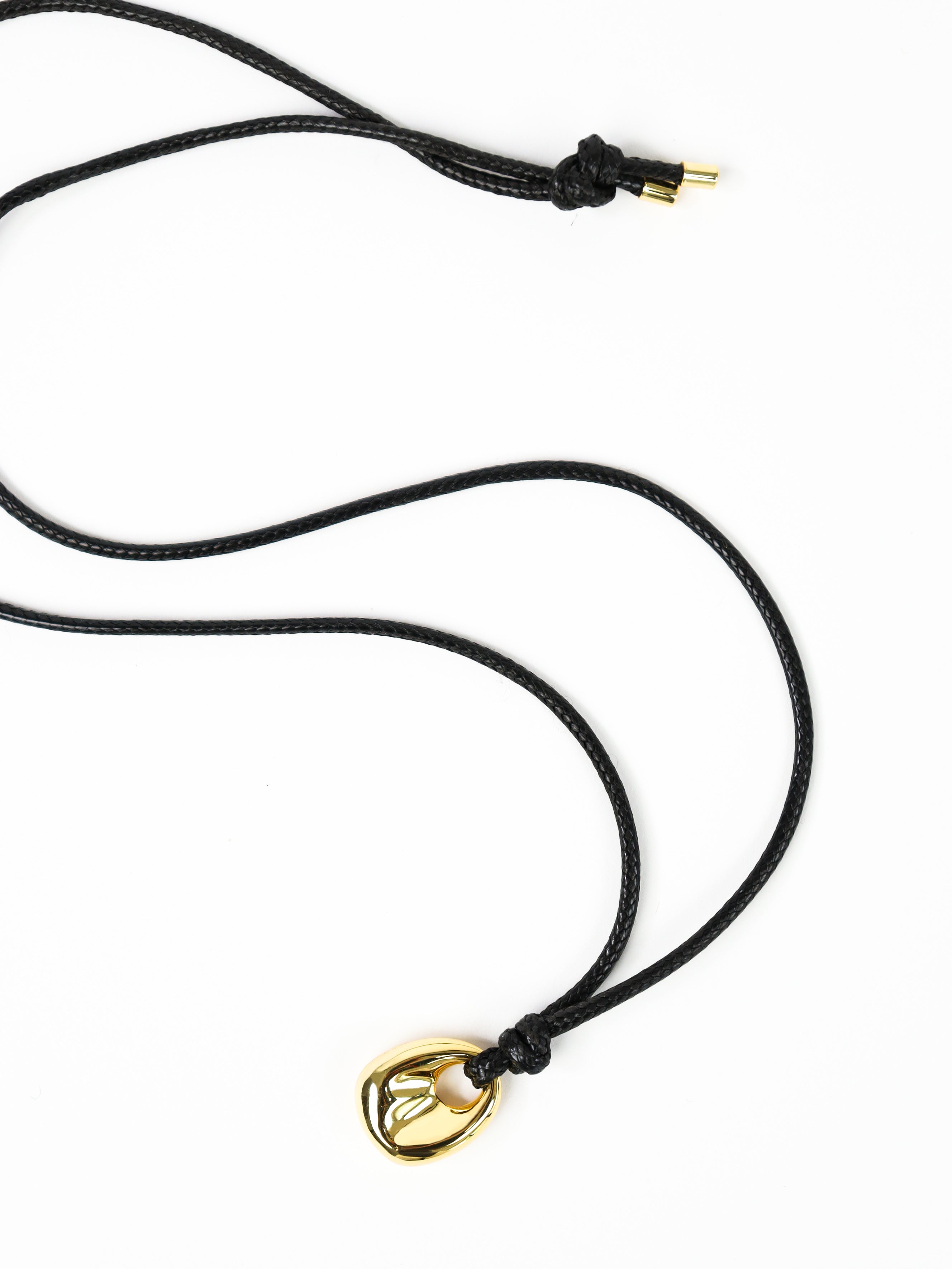 Kaia Rope Charm Necklace - Gold