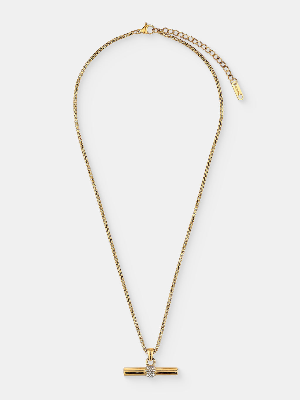Vivienne T-Bar Necklace - Gold